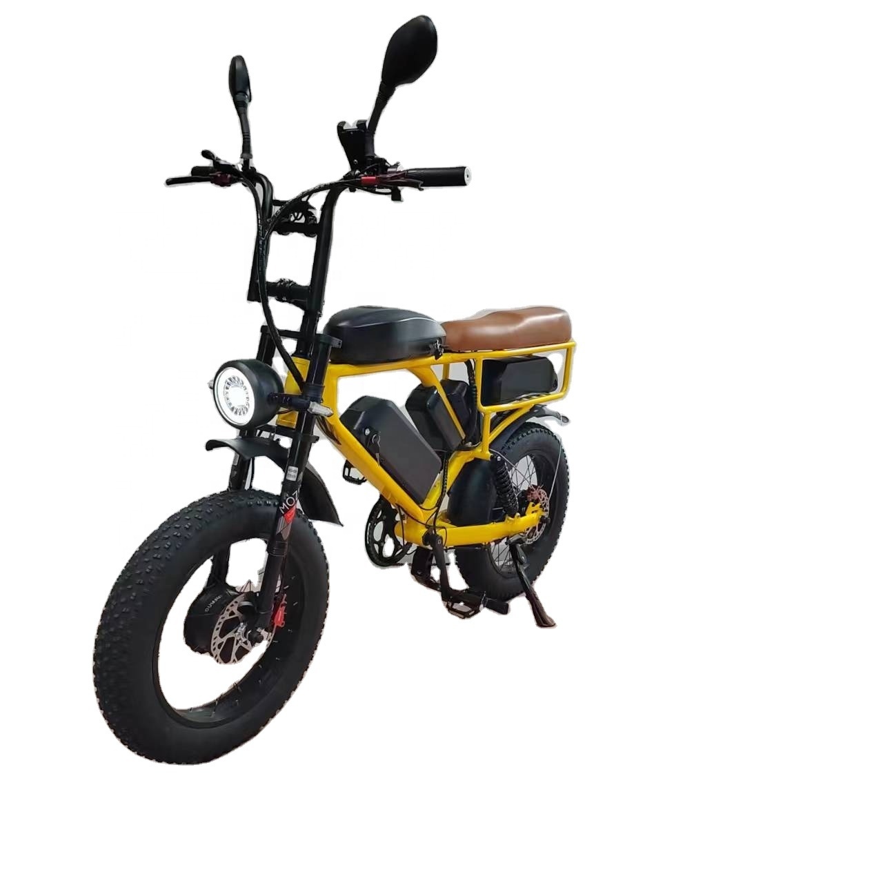 Electric Bike Dual Motor 2000W Bafang Brand 52V 70Ah Strong Full Suspension Hydraulic Brake Fat Tire  long Range 65kmh ebike