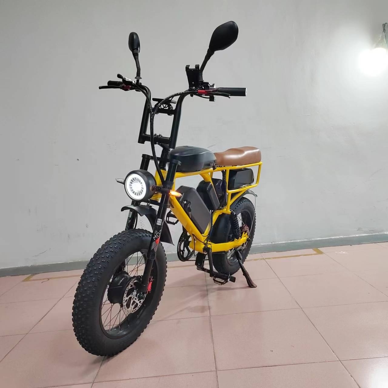 Electric Bike Dual Motor 2000W Bafang Brand 52V 70Ah Strong Full Suspension Hydraulic Brake Fat Tire  long Range 65kmh ebike