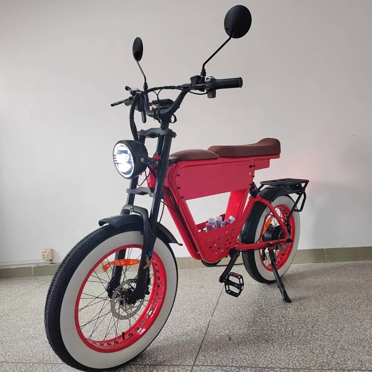 52V Electric Bike 35ah Yolin  Ebike Full Suspension Oil Brake 55kmh Long Range  Fast 1000W Fat Tire Electric Bike