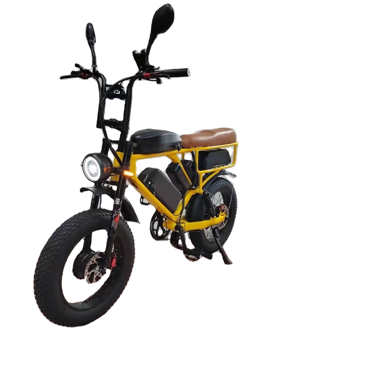 Electric Bike Dual Motor 2000W Bafang Brand 52V 70Ah Strong Full Suspension Hydraulic Brake Fat Tire  long Range 65kmh ebike