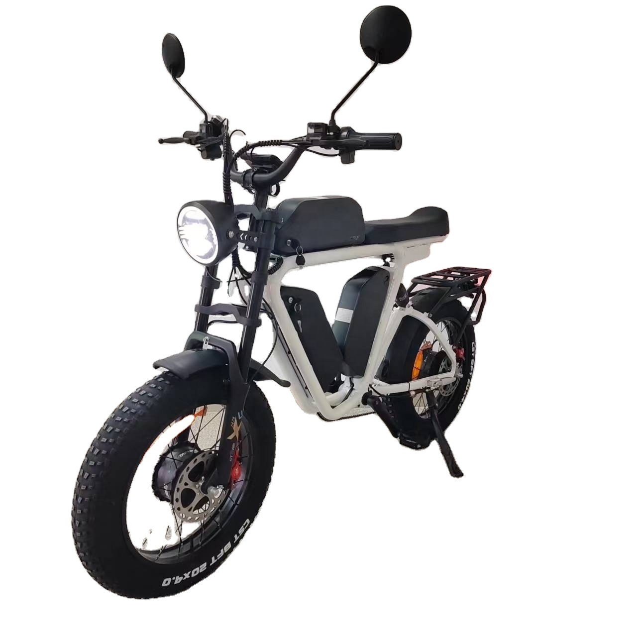 52V Electric Bike Dual Motor Bafang Triple Battery 66Ah Oil Brake Full Suspension Off Road MTB 55-60kmh Fat Tire Electric Bike