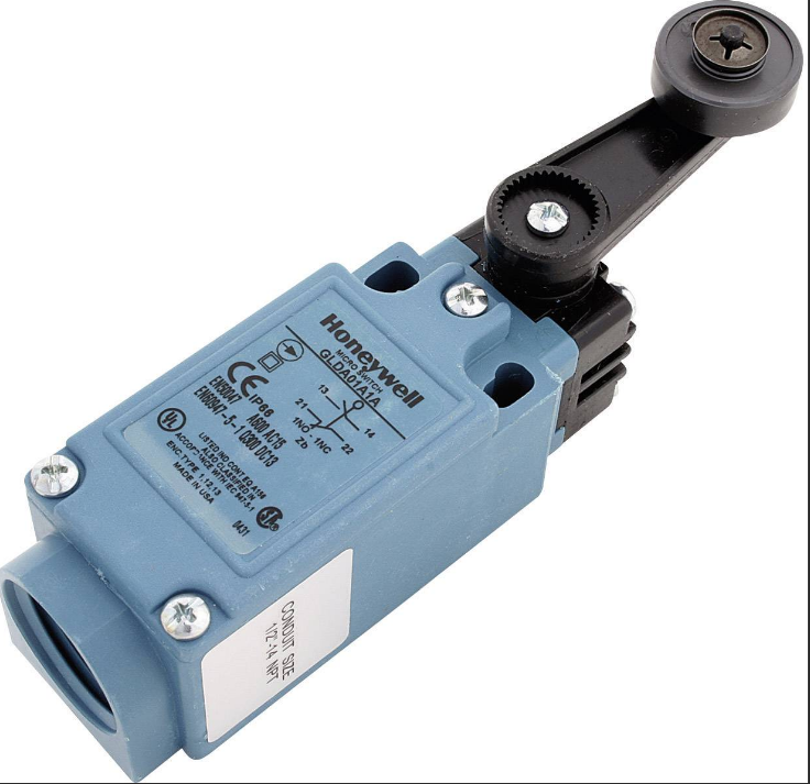 Honeywell GLC Series Roller Lever Limit Switch, 1NC/1NO, IP67, SPDT, Die Cast Zinc Housing, 300V ac Max, 10A Max