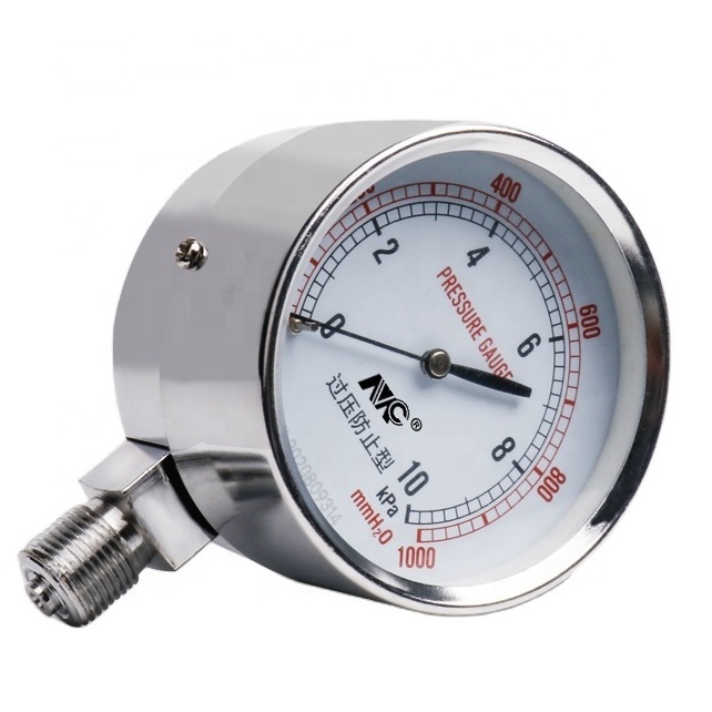 Made in China MC YE-75 Methane gas pressure gauge