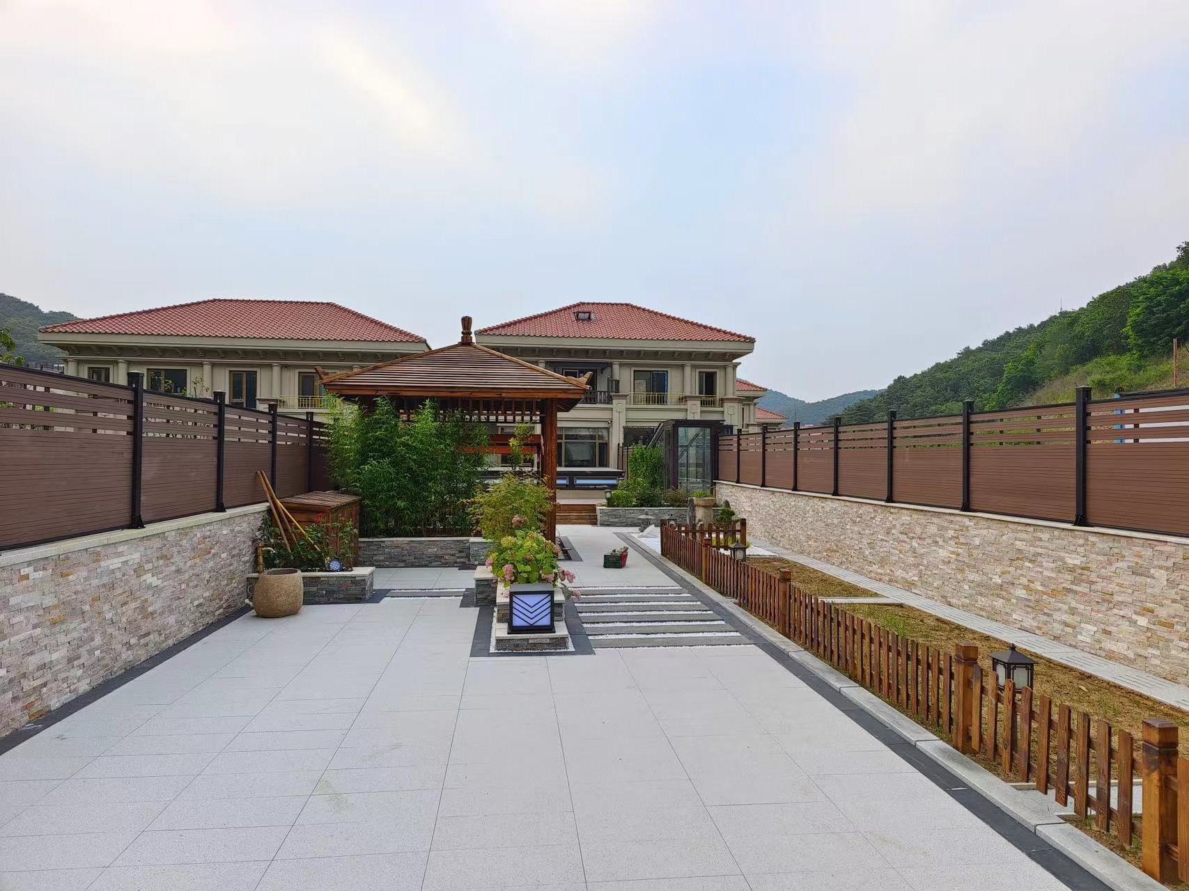 Ultrahard Surface Wpc Decking 3D Outdoor Wooden Fence Panel Wpc Composite Decking Wpc Fence