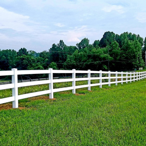 3 Rails Fence Horticulture Anti-Corrosion Used Sale Vinyl Pvc Ranch  Rail Fence