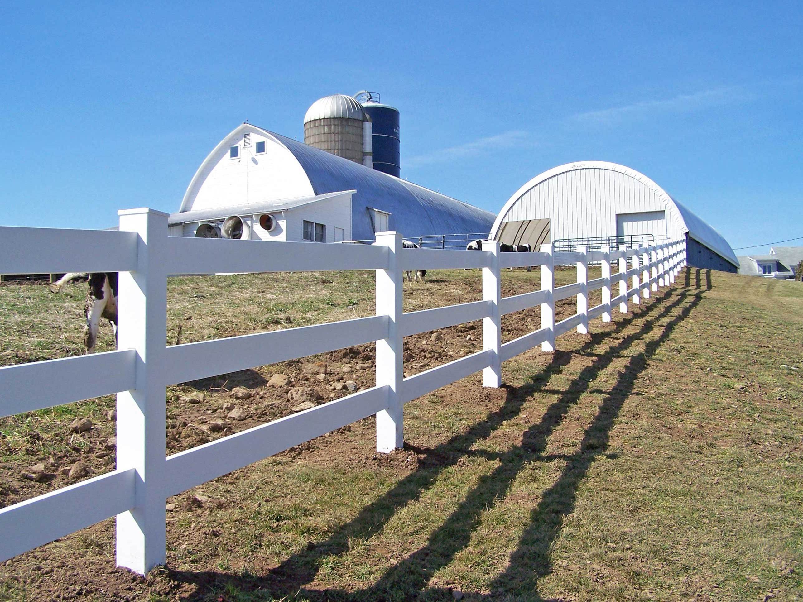 3 Rails Fence Horticulture Anti-Corrosion Used Sale Vinyl Pvc Ranch  Rail Fence