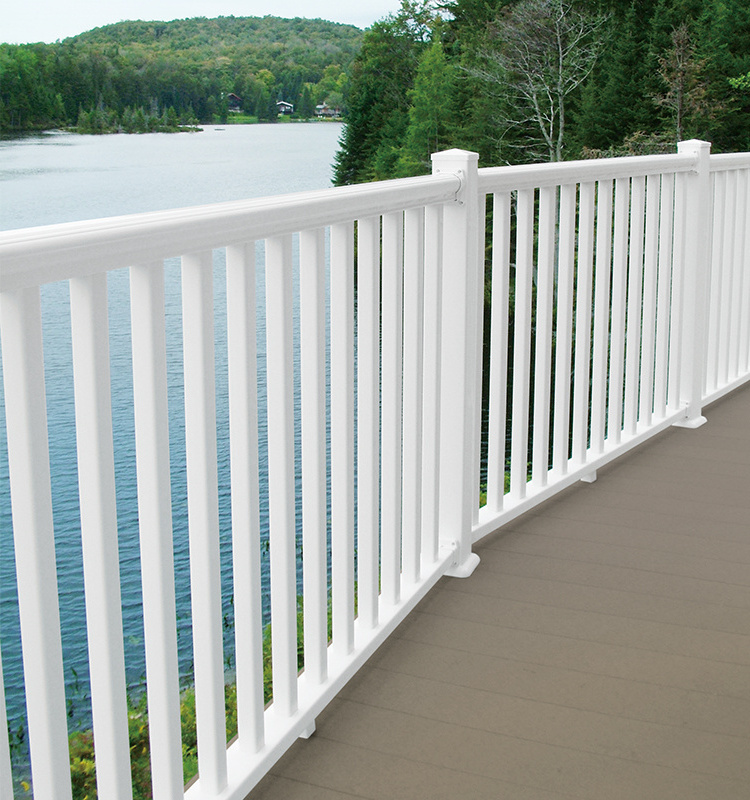 Pvc Railing Vinyl Plastic Cheap Guard Railing Balcony