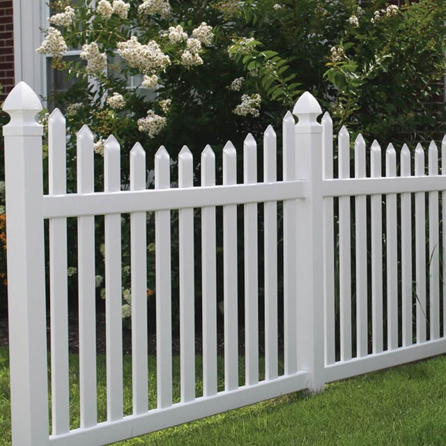 PVC Home Garden Picket Fence Picket panel White Picket Fence Swimming pool fence