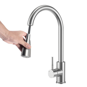 High Quality Kitchen Pull-Out Telescopic Cold And Hot Random Pulling Faucet Sink Dishwasher Basin Faucet