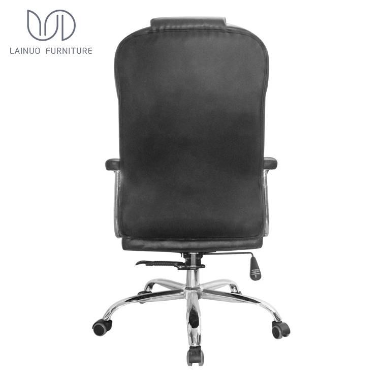 high wide back genuine office boss leather chair