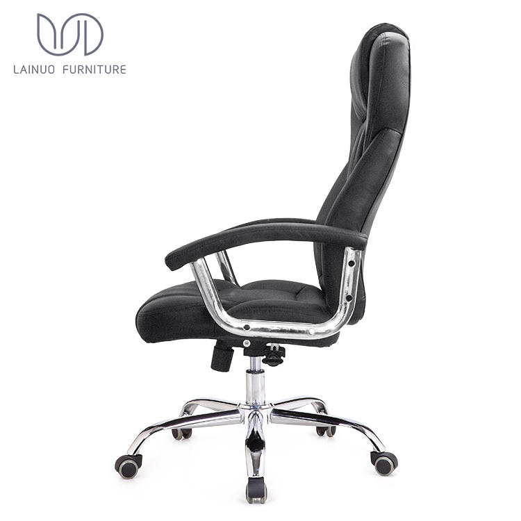 high wide back genuine office boss leather chair