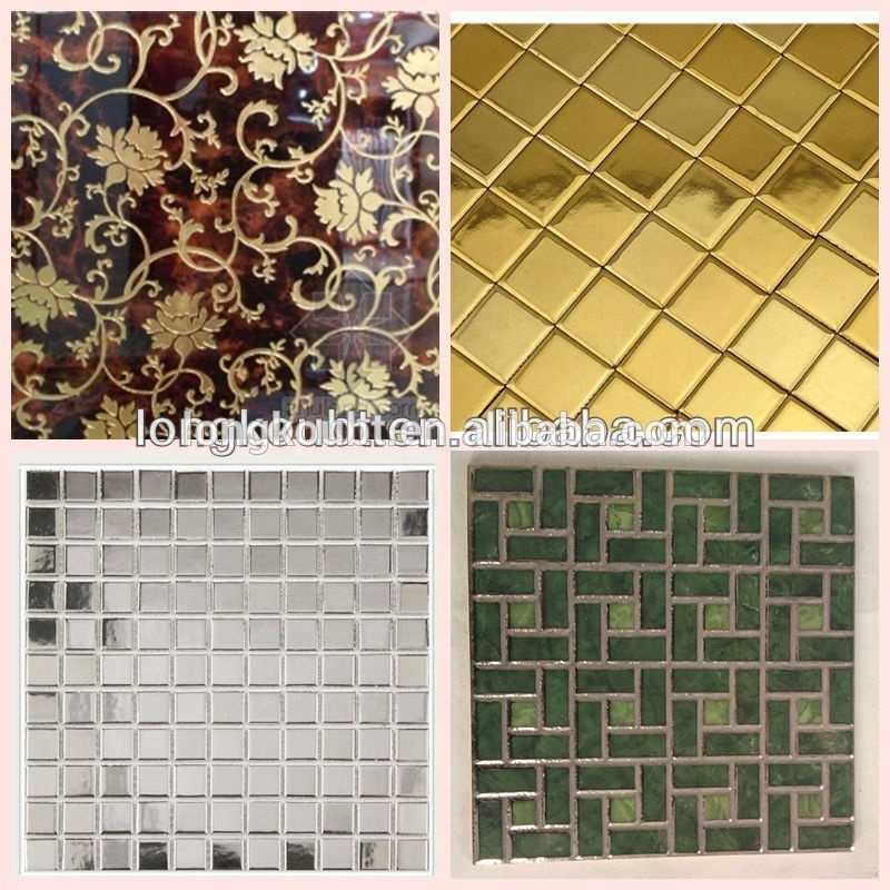 mosaic somany wall tiles gold silver color vacuum metallization equipment /magnetron sputtering pvd gold plating system