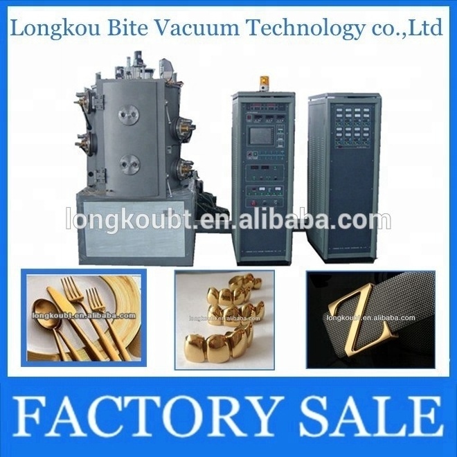 Fork and spoon Titanium Nitride PVD vacuum coating machine/equipment /pvd arc ion coating machine