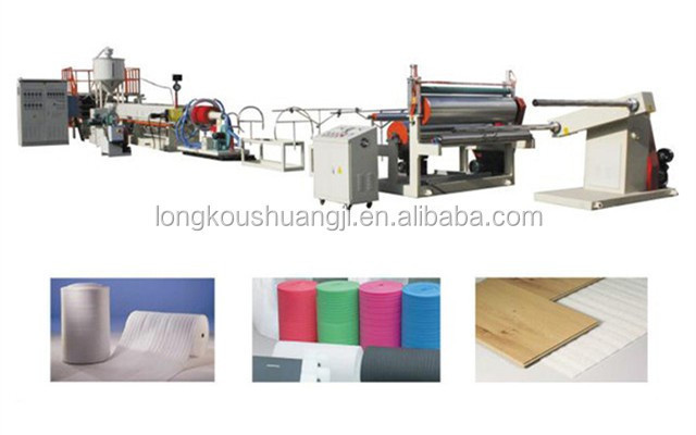 Well-selling shuangji pearl cotton/polyethylene foam sheet extrusion line with great sale