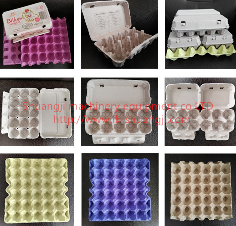 Shuangji used widely and hot sale paper egg tray make machine/ egg packing box maker