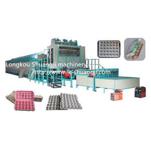 Shuangji used widely and hot sale paper egg tray make machine/ egg packing box maker