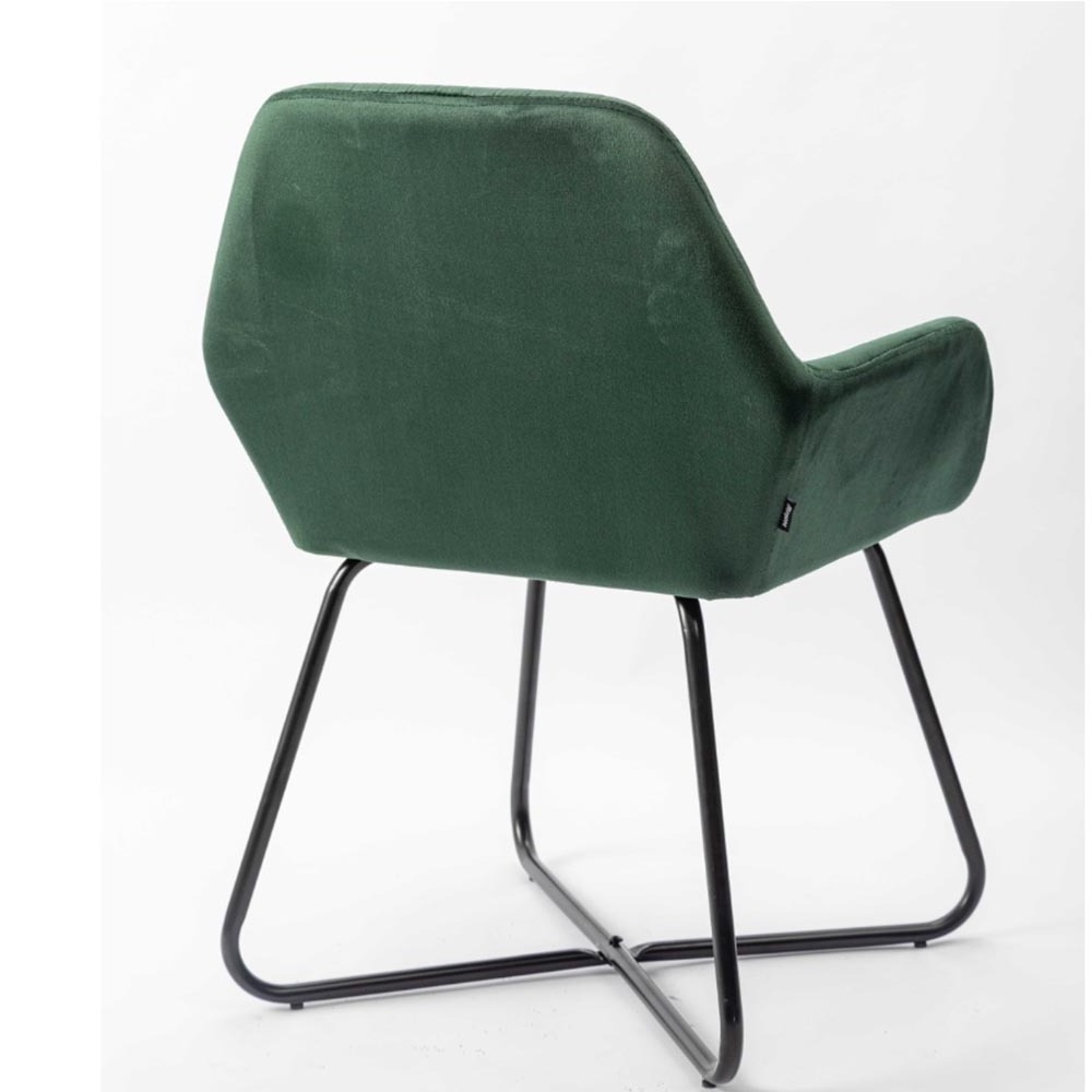 Wholesale Nordic Luxury Indoor Home Velvet Casual Armchair Green Accent Chair