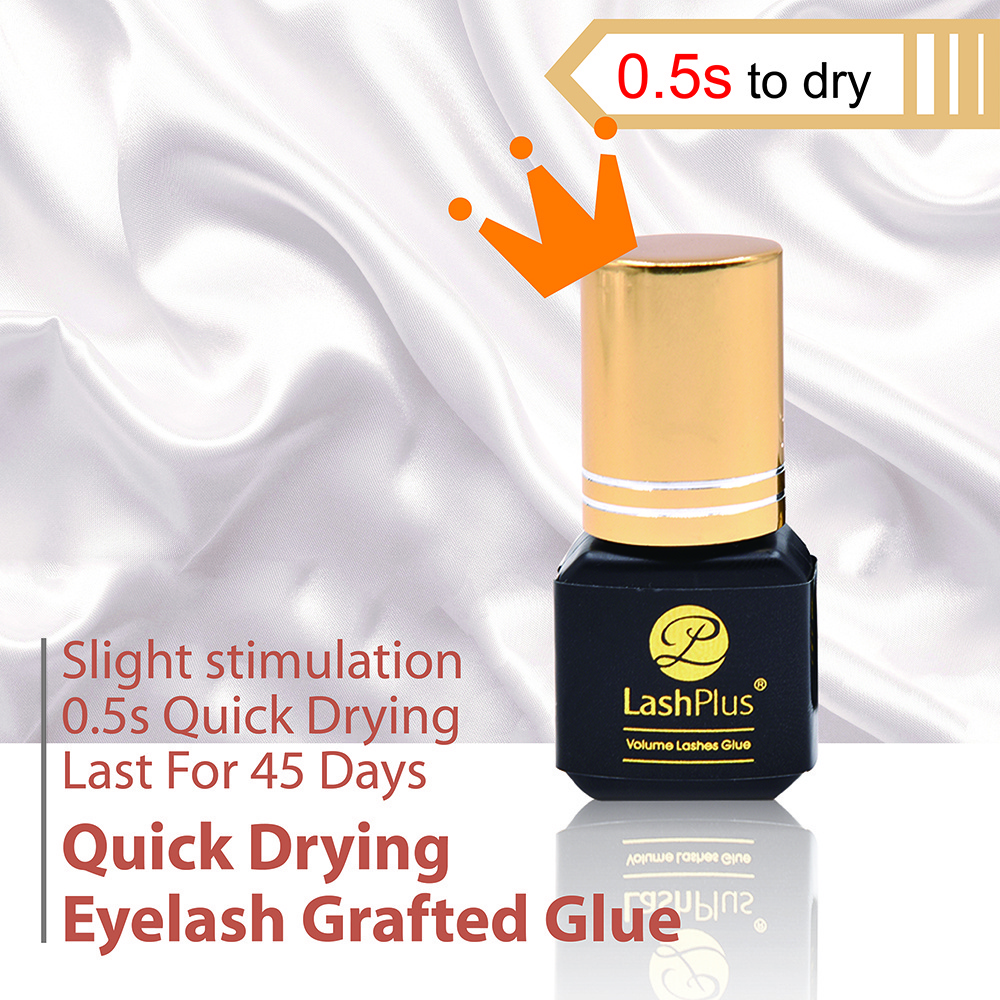 LashPlus oil proof lash extension glue lovely 1 sec best eyelash extension glue uv lash extension glue