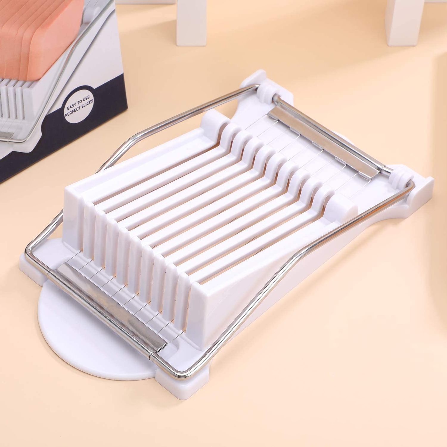 Multifunction Good Quality Stainless Steel Luncheon Meat Boiled Egg Fruit Slicer