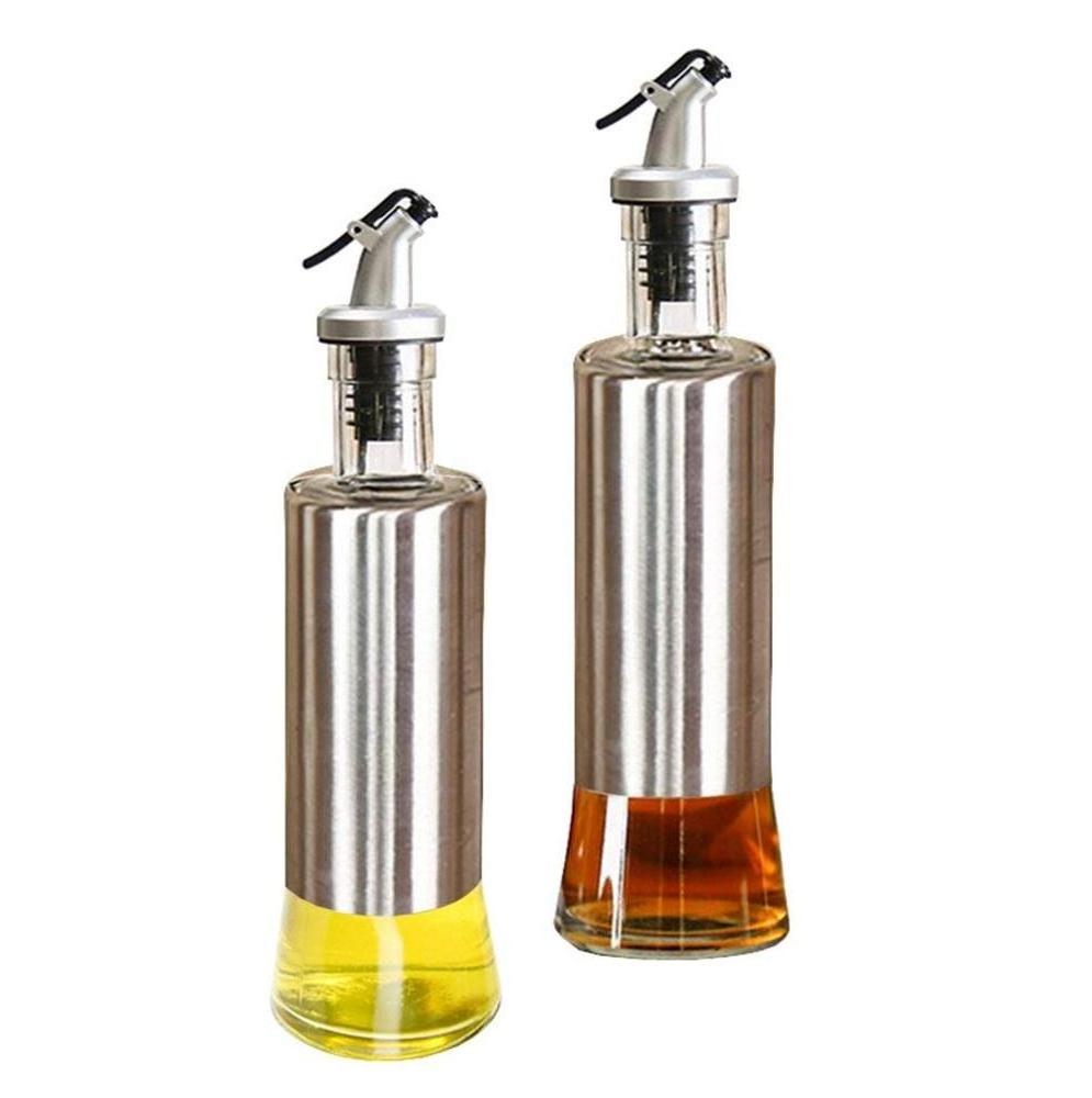 300ml Household Food Grade Material 304 Stainless Steel Oil Bottle Olive Oil Dispenser