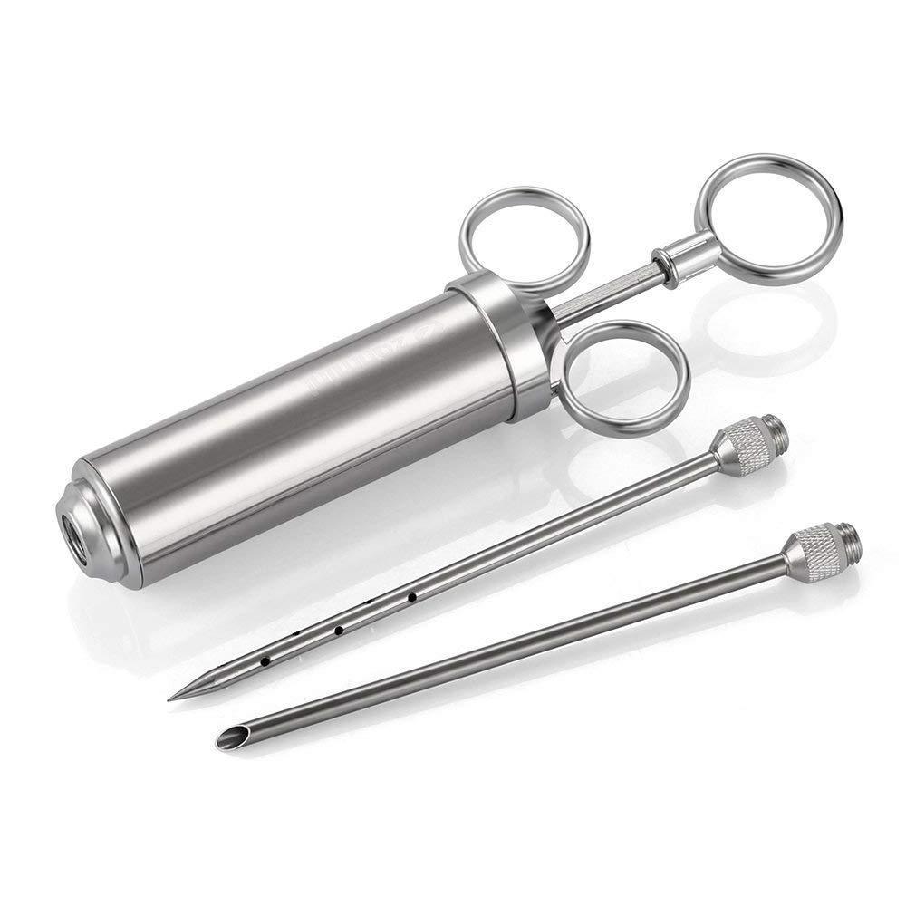 Christmas gift grill tools 2-oz stainless steel seasoning and marinade injector meat injector syringe