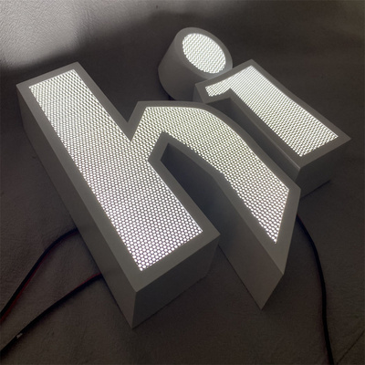 Wholesale Illuminated outdoor waterproof acrylic stainless steel led letter 3d light box signs logo front lit letter sign