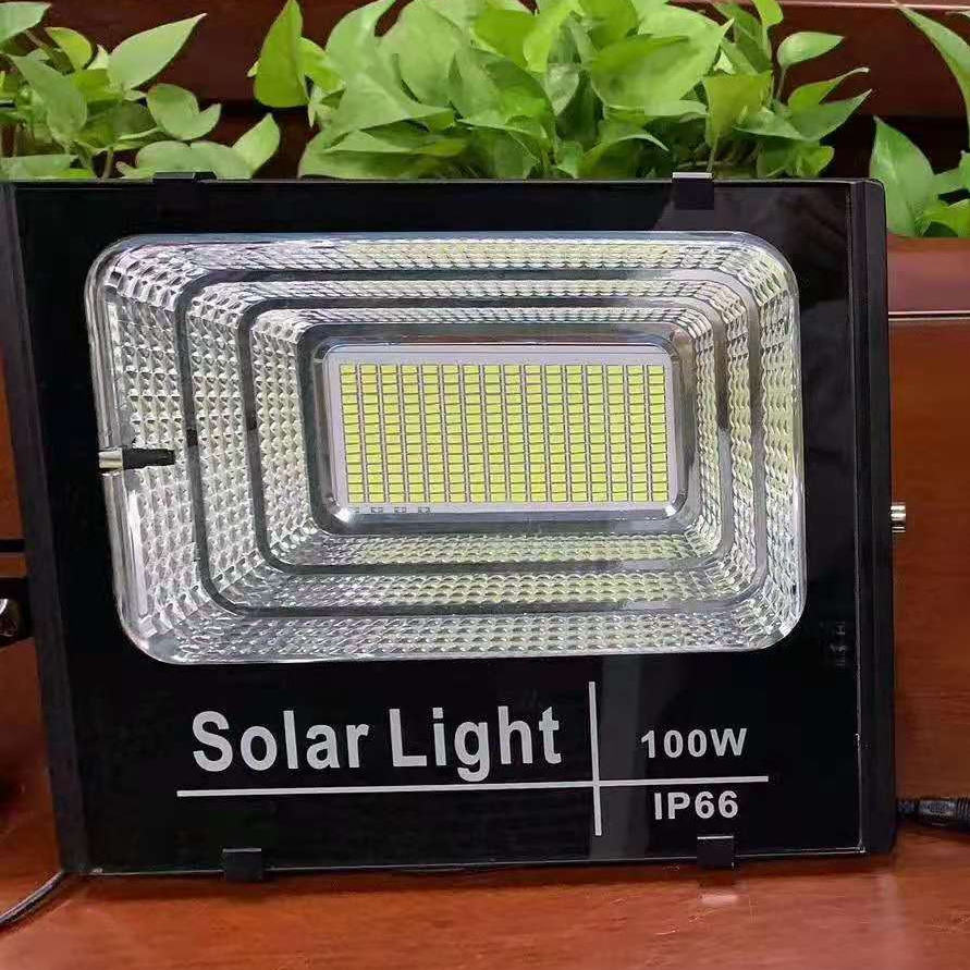 High Quality IP65 Solar Powered Remote Slim Outdoor Floodlight 50W 100W 200W 300W 400W 500W Led Solar Flood Light