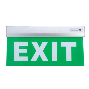 Exit Sign in Emergency Lights Safety Lamp Fire Evacuation Indicator Corridor ABS 3W Factory Direct Sale Indoor Office LED 80 100