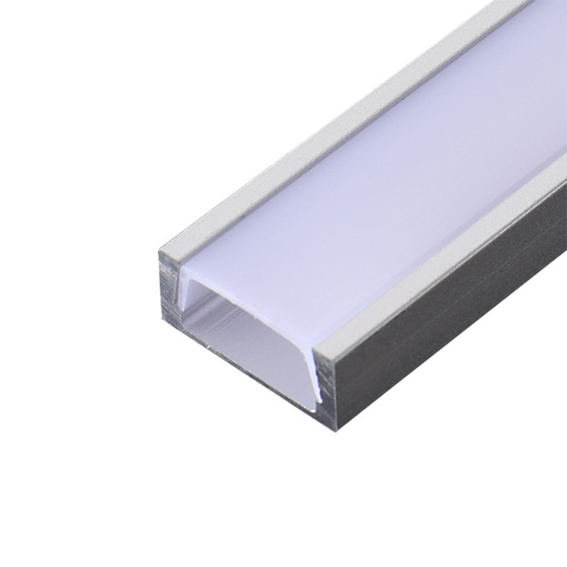 Architectural Gypsum Plaster Ceiling Skirting Profile Drywall Aluminium Max Transparent Cover Silver LED Cove Auto Lighting