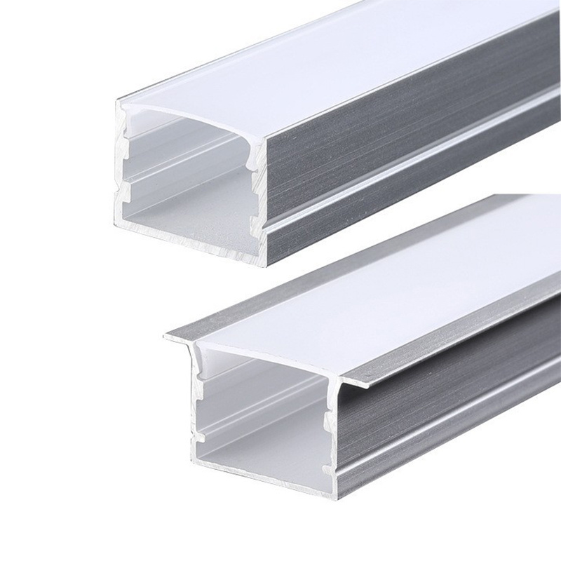 Architectural Gypsum Plaster Ceiling Skirting Profile Drywall Aluminium Max Transparent Cover Silver LED Cove Auto Lighting