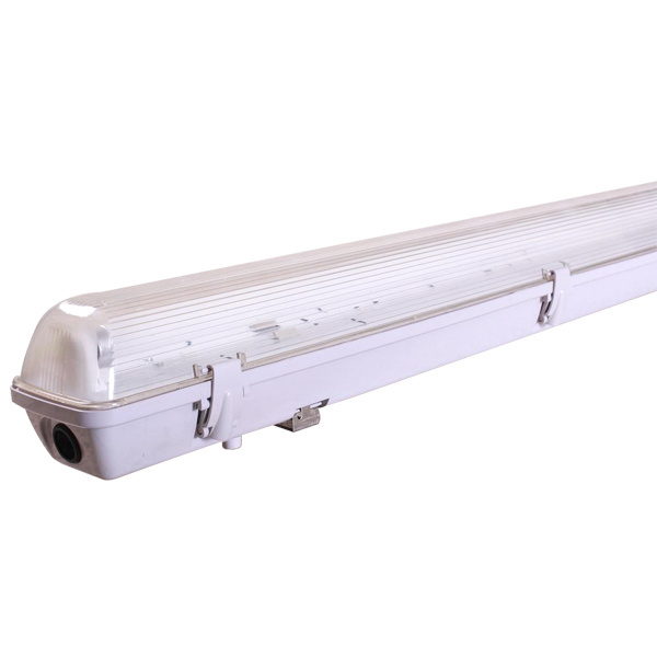 Replacement fluorescent light fixture led plastic cover