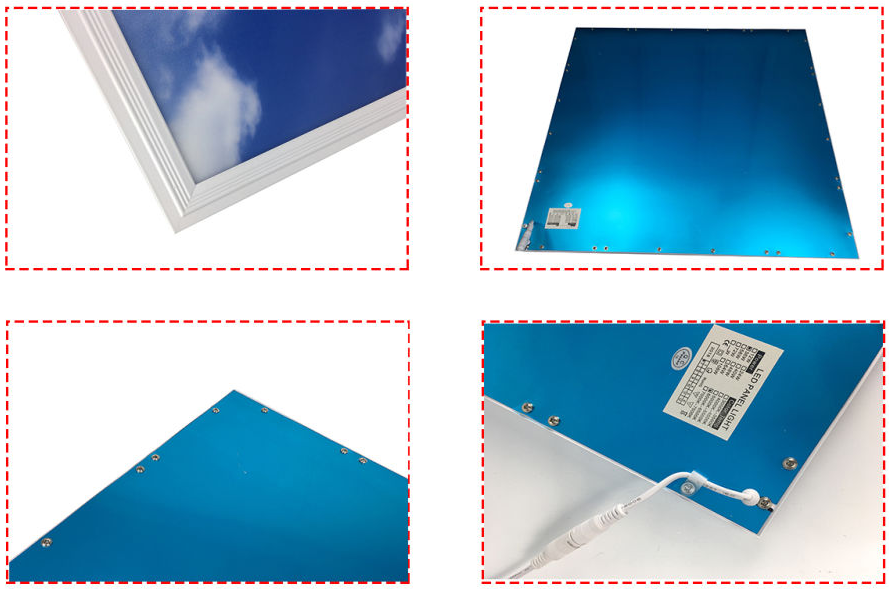 Popular sale longlux 3D led blue ceiling light panel