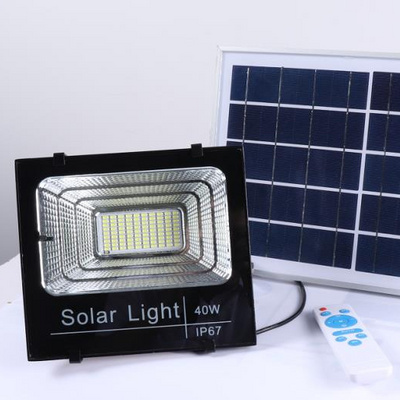 High Quality IP65 Solar Powered Remote Slim Outdoor Floodlight 50W 100W 200W 300W 400W 500W Led Solar Flood Light