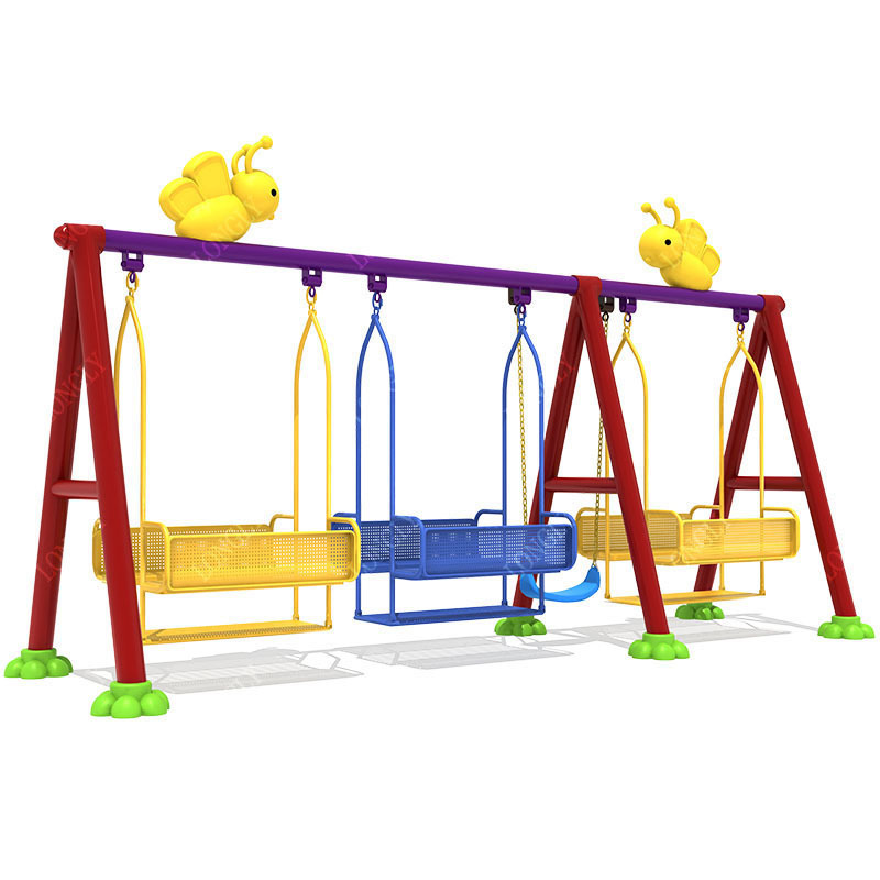 Factory price high quality swing and slide set outdoor for kids