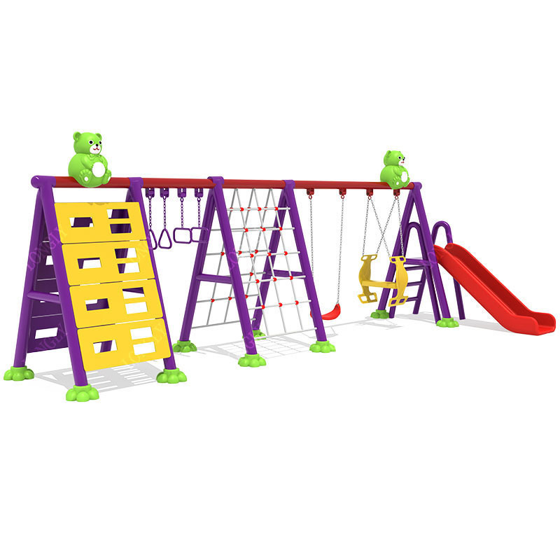 Factory price high quality swing and slide set outdoor for kids