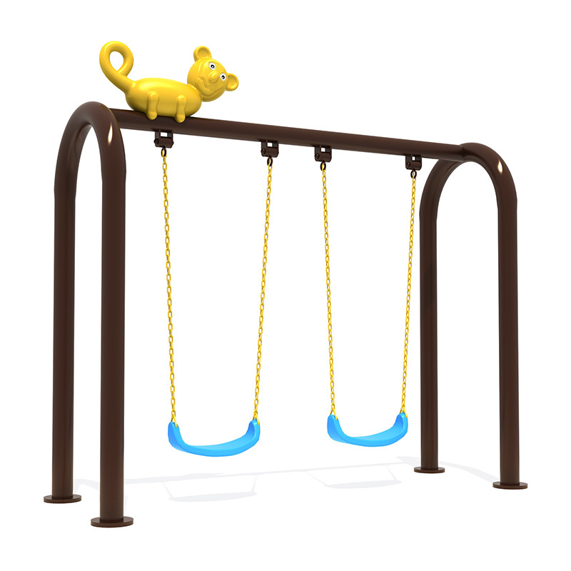 Quality children amusement park swings outdoor iron swing designs