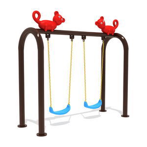 Quality children amusement park swings outdoor iron swing designs