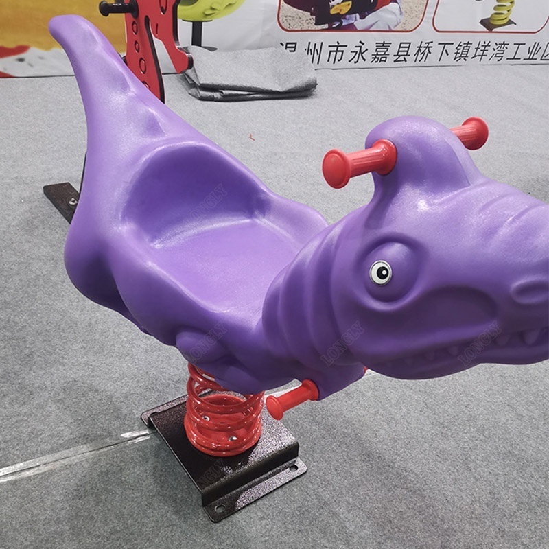 Hot sale dinosaur spring rider rich toys outdoor spring rocking horse