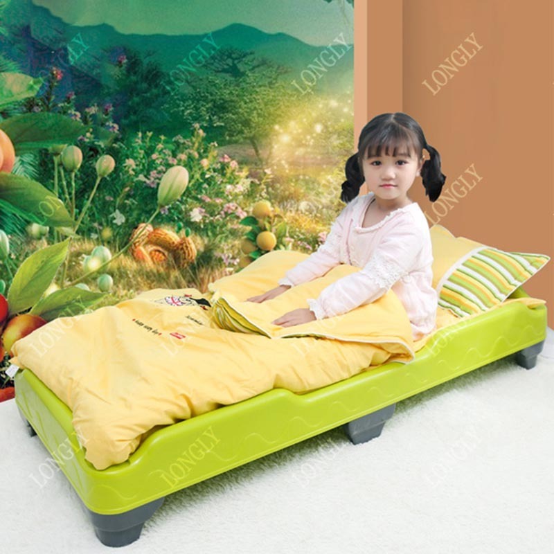 High quality kindergarten children plastic bed for sale