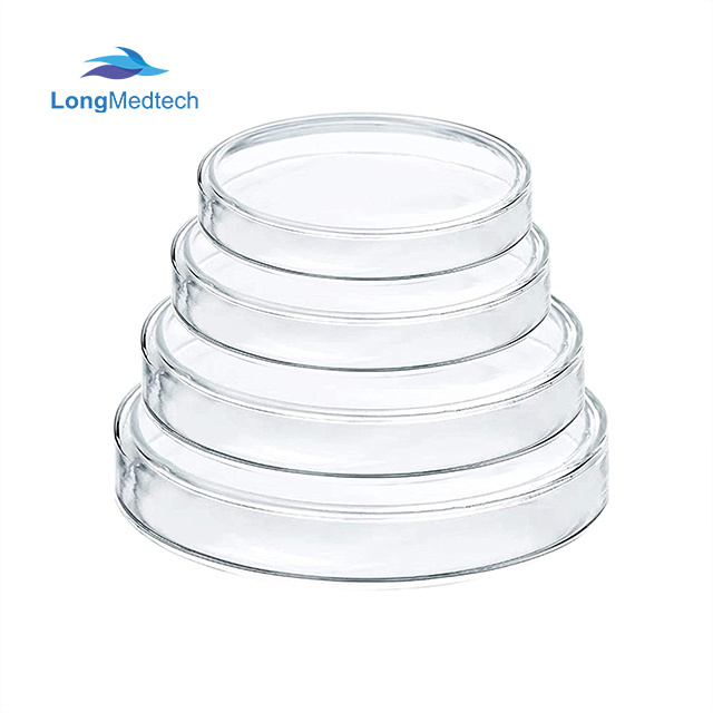 Cheap Different Sized Glass Petri Dish Culture Dish for Lab