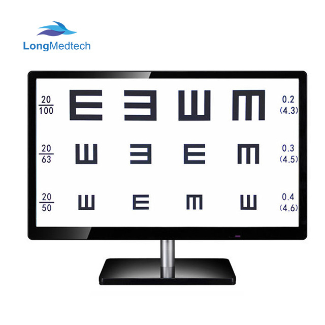 Eye Vision Digital Test Screen Lcd Led Visual Panel Chart Visual Acuity Chart