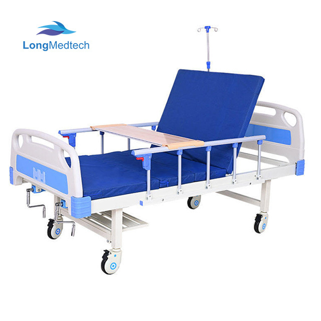 With CE ISO Cold Rolled Steel ABS manual healthcare patient medical hospital bed prices