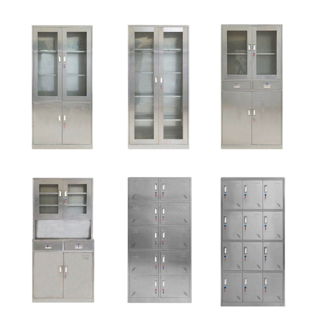 Factory Price  Stainless Steel Hospital Pharmacy Outpatient Medicine Cabinet Factory Price