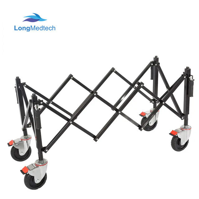 Medical trolley stainless steel aluminum alloy funeral equipment stretcher