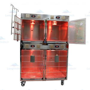 Clinic Animal Medical Hospital icu Clinic Metal Animal Dog Vet Pet Cat veterinary cage