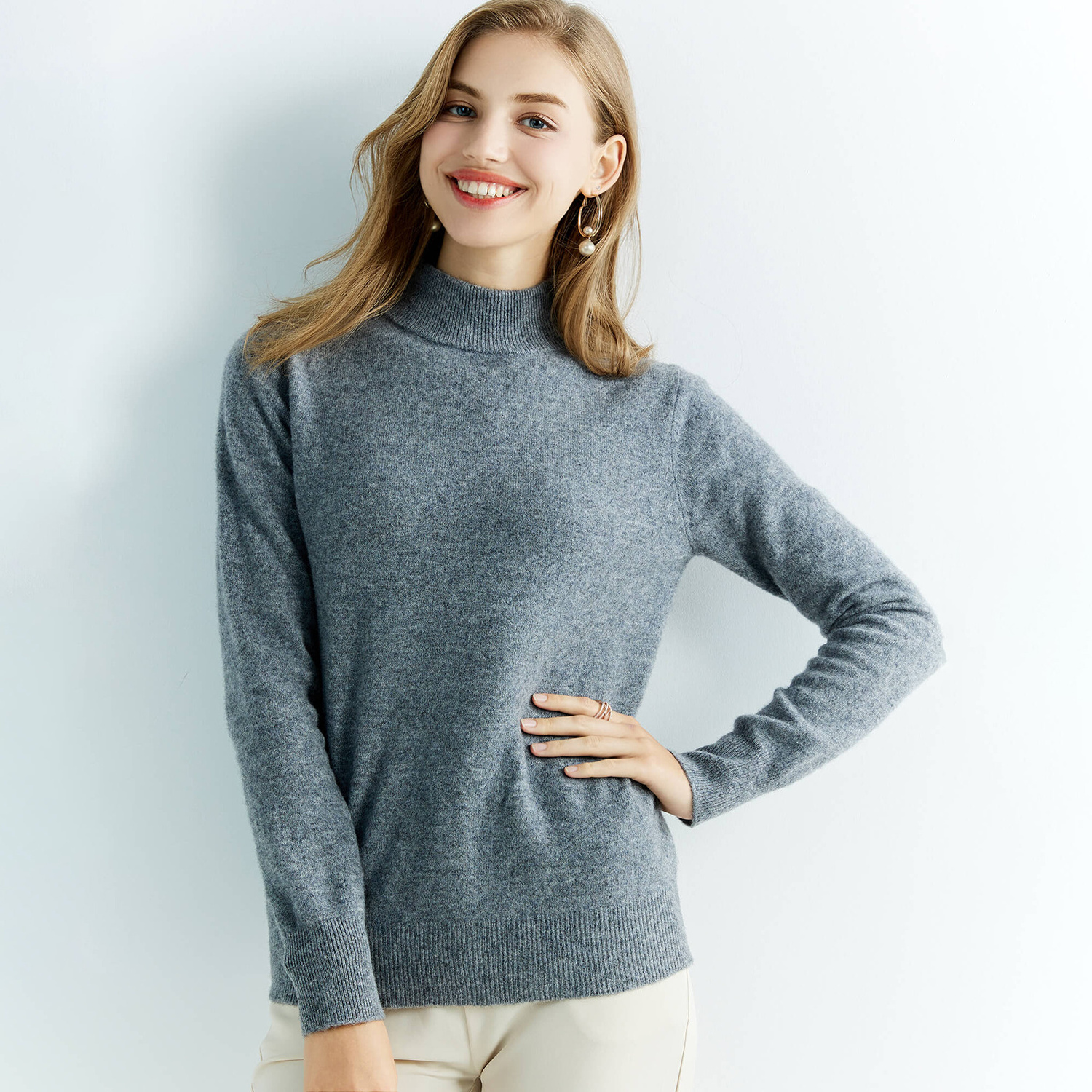 Custom Woolen Winter Jumper Factory Merino Wool Cashmere Comfort Unique Knit Sweaters