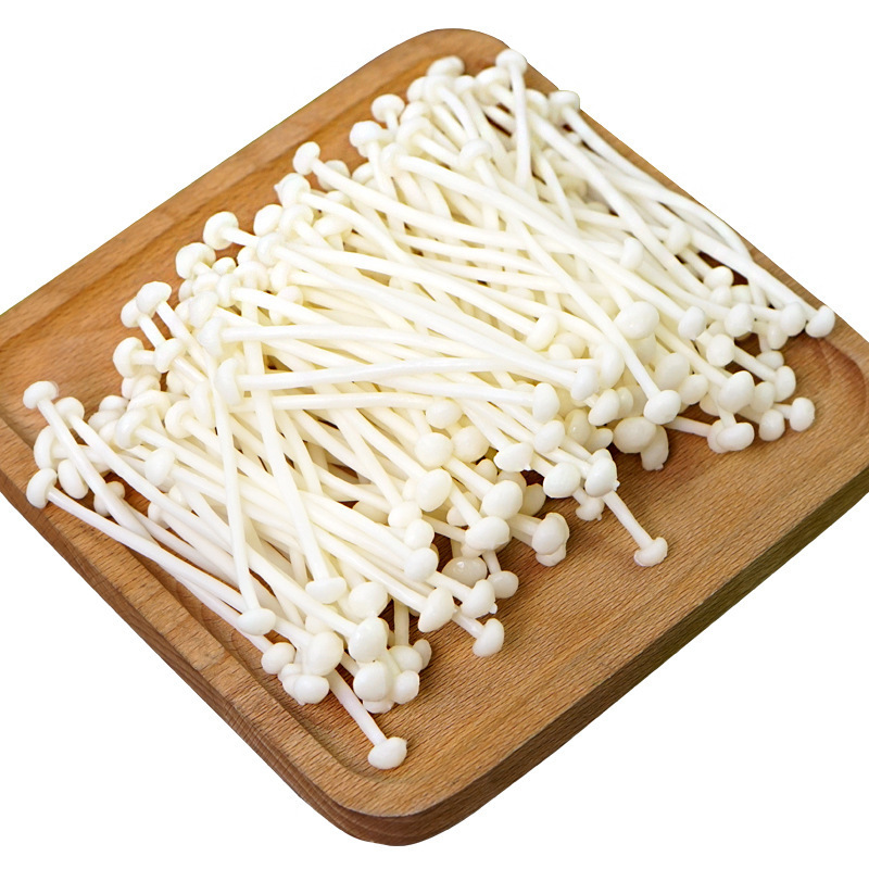 White Needle Mushrooms Fresh Style Enoki-mushroom Fresh Enoki Mushroom