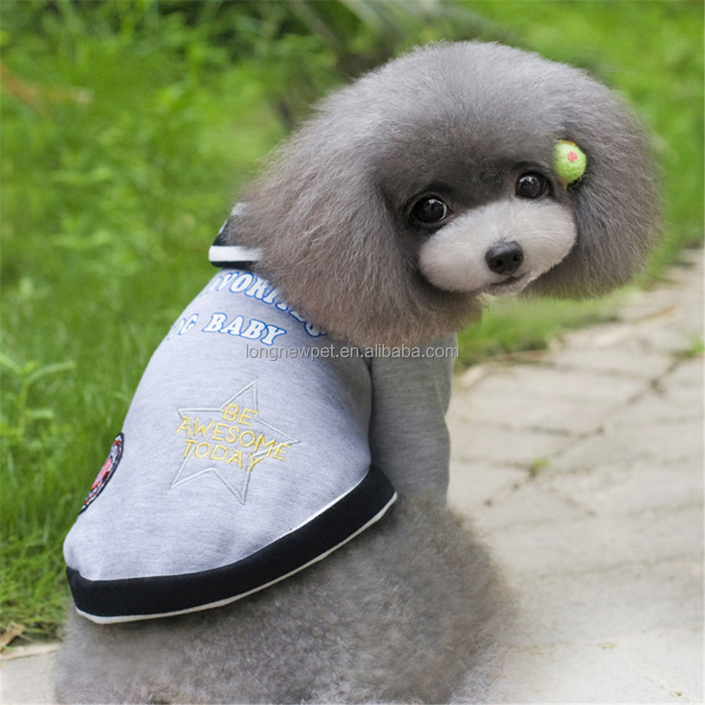 Cotton Dog Sport Clothes Wholesale Hoodies Puppy Clothing Pet