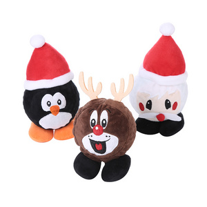 Singing Christmas Dog Toys New Cotton Rope Plush Xmas Dog Toys