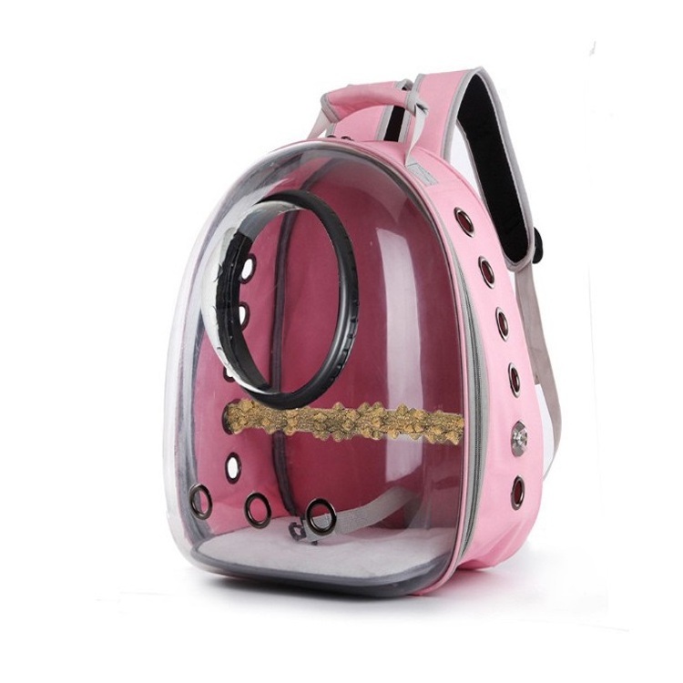 Capsule Travel Cage Pet Backpack Pet Supplies Bird Nest With Standing Perch